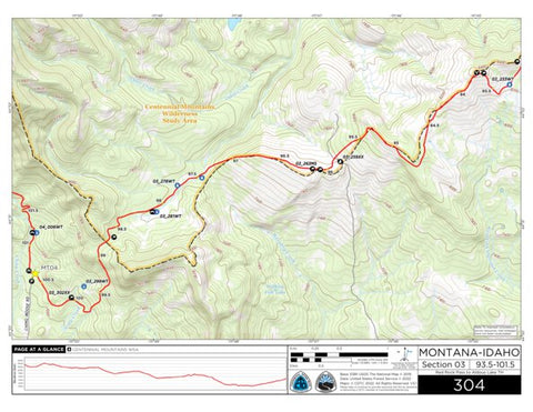 CDT Map Set Version 3.1 - Map 304 - Montana-Idaho Preview 1