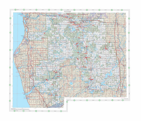 Huron-Manistee National Forest Visitor Map - Manistee (South) Preview 1