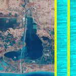 Calcasieu Lake (Big Lake), Lousiana Hot Spots Fishing Map Preview 1