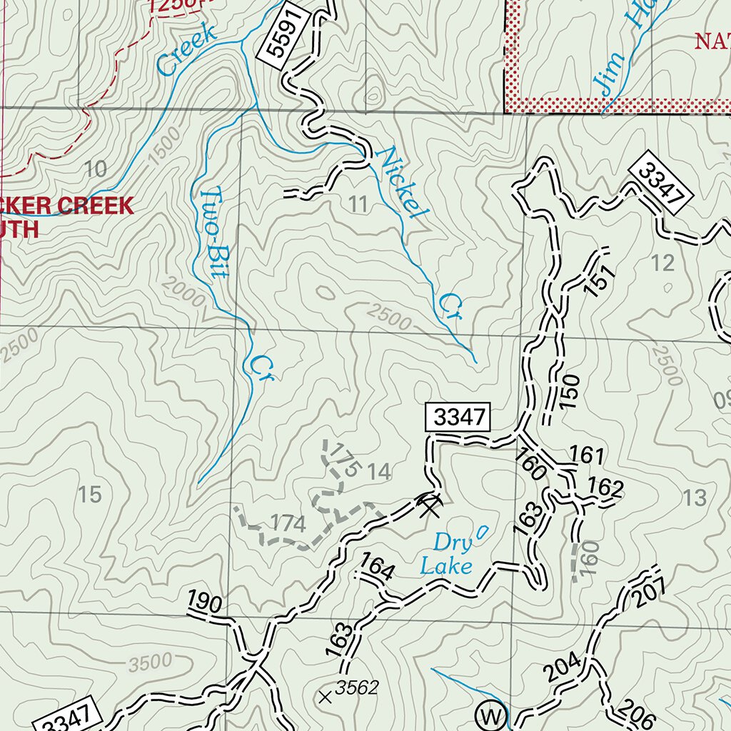 Powers and Gold Beach Ranger Districts Map North by US Forest Service ...