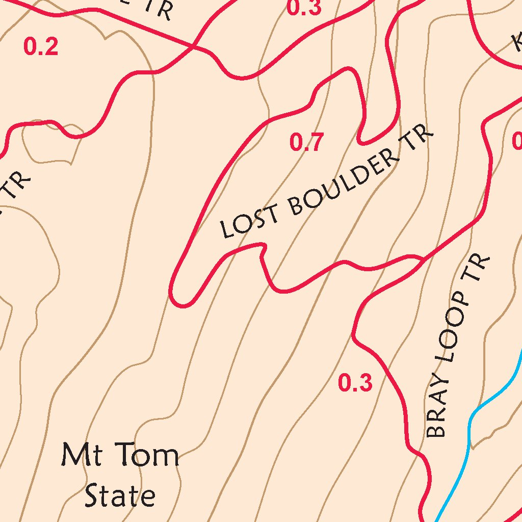 Mount Tom Map AMC Mount Tom Reservation Massachusetts trail Map 11th edition by ...