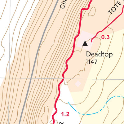 AMC Mount Tom Reservation Massachusetts trail map 11th edition Preview 3