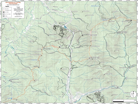 New Hampshire AT Trail Map #5: Franconia Notch Preview 1