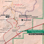 Petrified Forest National Park - NPS Map - Hike Arizona Preview 1