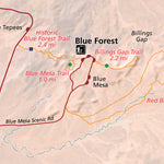 Petrified Forest National Park - NPS Map - Hike Arizona Preview 2