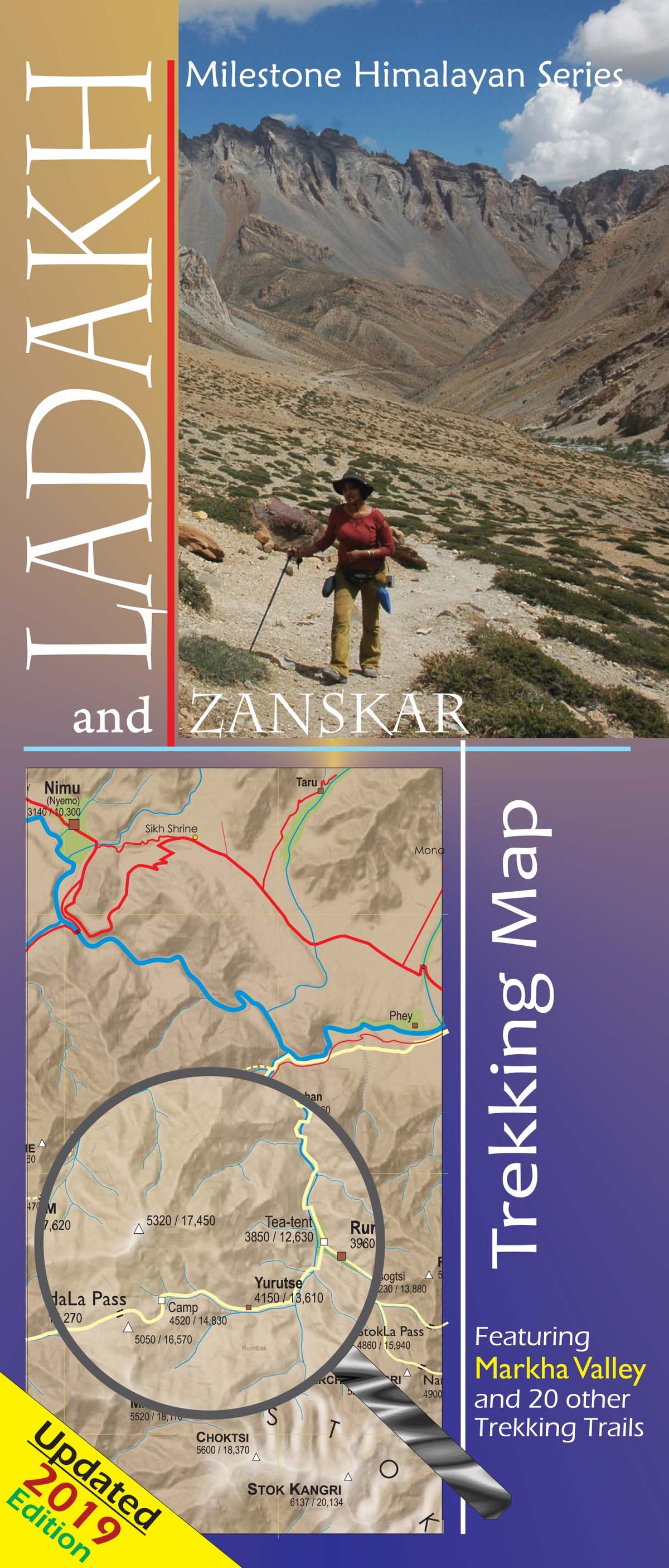 Ladakh and Zanskar Trekking Map by WNL-Newscript | Avenza Maps