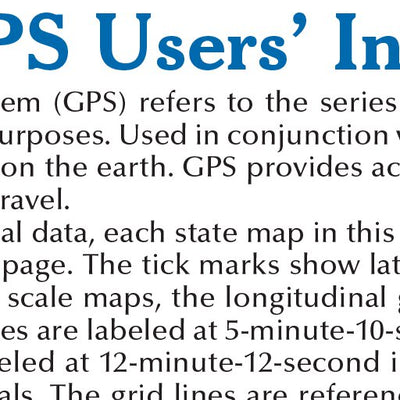 Oregon Atlas & Gazetteer Legend Preview 3