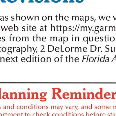 Florida Atlas & Gazetteer Legend Preview 3