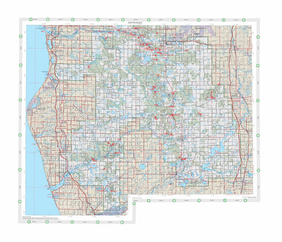 Huron-Manistee NF Forest Visitor Map - Manistee Preview 1