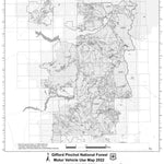 Gifford Pinchot National Forest Motor Vehicle Use Map Preview 1