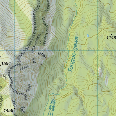 Chokai-san 鳥海山 Hiking Map (Tohoku, Japan) 1:25,000 Preview 2
