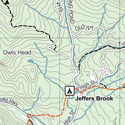 New Hampshire AT Trail Map #3: Oliverian Notch Preview 3