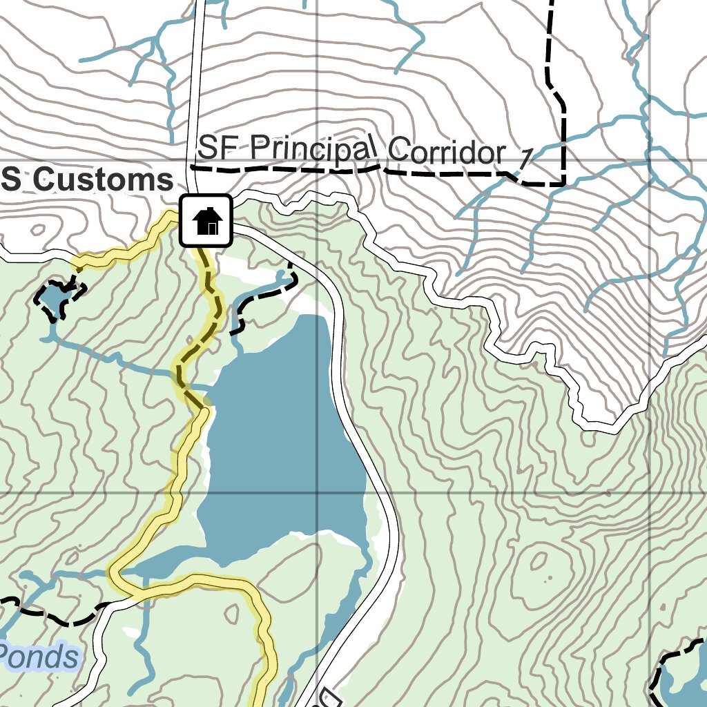 The Cohos Trail- First and Second Connecticut Lakes Map by Eyes Up ...