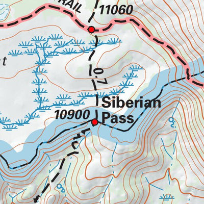 John Muir Trail Map #15 Preview 2