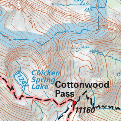 John Muir Trail Map #15 Preview 3