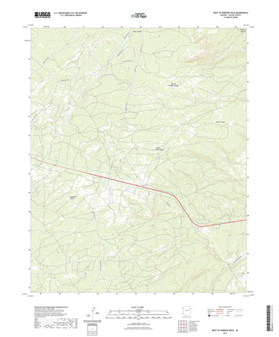 West of Window Rock, AZ (2021, 24000-Scale) Preview 1