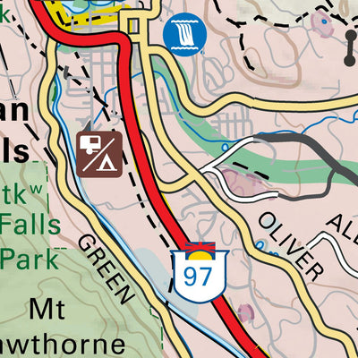 Okanagan Falls BC Adventure Map Preview 3