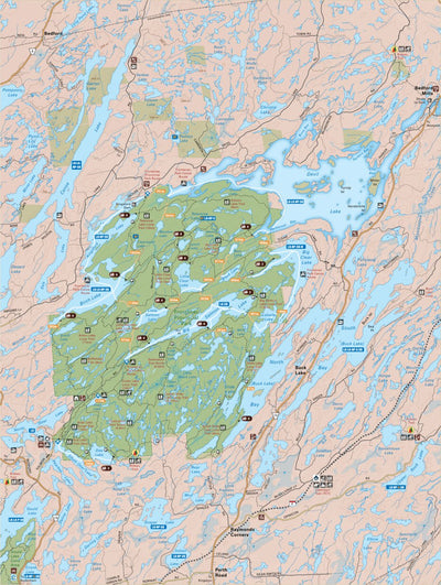 Frontenac Provincial Park Map Ontario Preview 1