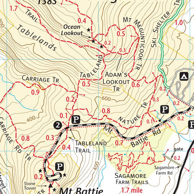 Camden Hills Trail Map 2022 Preview 3