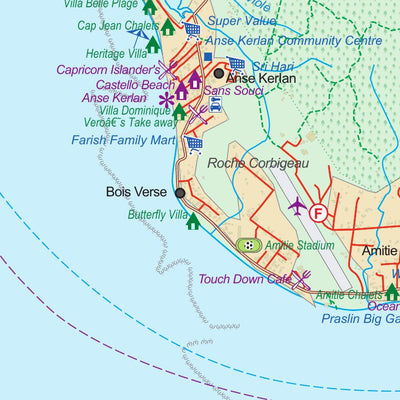 Praslin (Seychelles) 1:45,000 - ITMB Preview 2