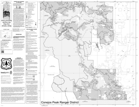 Rio Grande NF - Conejos Peak Ranger District (West Half) - MVUM Preview 1