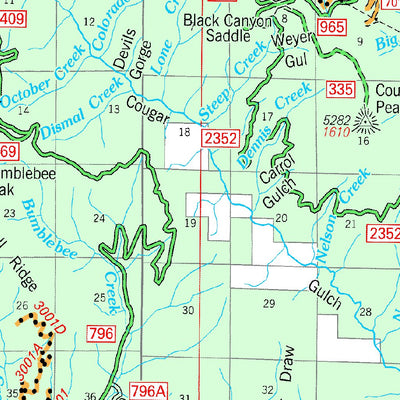 Idaho Panhandle National Forests - Coeur D' Alene National Forest Visitor Map 2013 Preview 2
