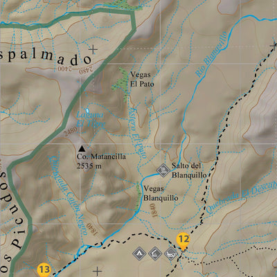 Radal 7 tazas y Altos de Lircay - Mapa-guía Andeshandbook Preview 3