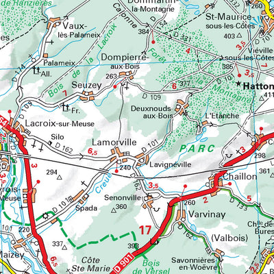 Meurthe Et Moselle, Meuse, Moselle - Main Recto Preview 2