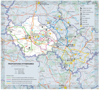 Aube, Haute-Marne - Propositions D'itinéraires Verso Preview 1
