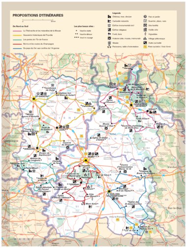 Aisne, Ardennes, Marne - Propositions D'itinéraires Preview 1