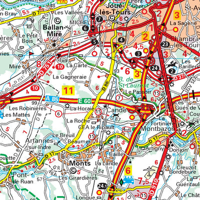 Indre-Et-Loire, Maine-Et-Loire - Main Verso Preview 2