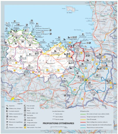 Côtes D'Armor, Ille-Et-Vilaine - Propositions D'itinéraires Verso Preview 1