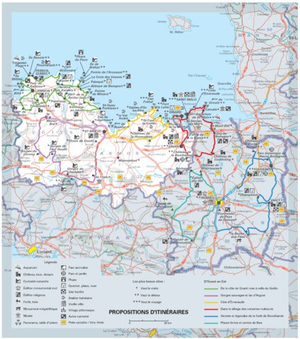 Côtes D'Armor, Ille-Et-Vilaine - Propositions D'itinéraires Verso Preview 1