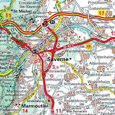 Bas-Rhin, Haut-Rhin, Territoire De Belfort - Main Recto Preview 2