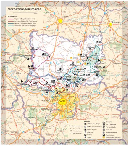 Oise, Paris, Val D'Oise - Propositions D'itinéraires Preview 1
