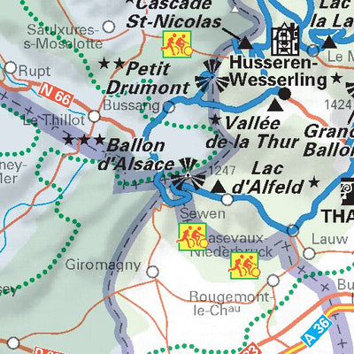 Bas-Rhin, Haut-Rhin, Territoire De Belfort - Propositions D'itinéraires Verso Preview 3