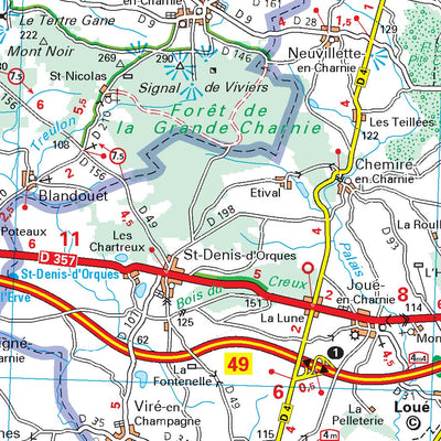 Mayenne, Orne, Sarthe - Main Verso Preview 2