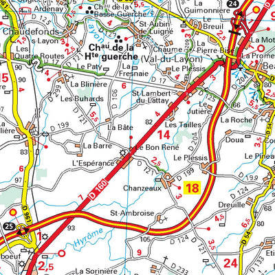 Indre-Et-Loire, Maine-Et-Loire - Main Recto Preview 2
