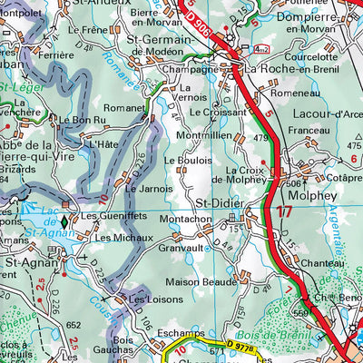 Côte-D'Or, Saône-Et-Loire - Main Recto Preview 3