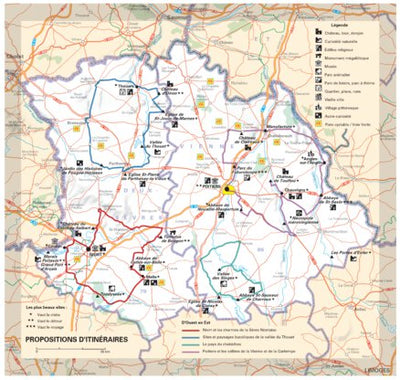 Deux-Sèvres, Vienne - Propositions D'itinéraires Preview 1