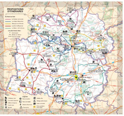 Mayenne, Orne, Sarthe - Propositions D'itinéraires Preview 1