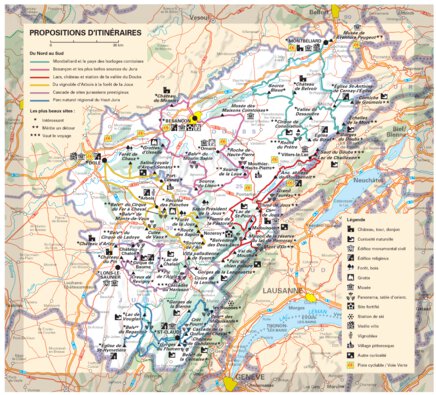 Doubs, Jura - Propositions D'itinéraires Preview 1