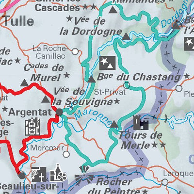 Corrèze, Dordogne - Propositions D'itinéraires Recto Preview 3