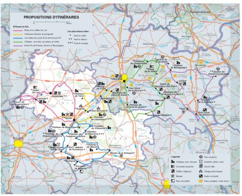 Loiret, Loir-Et-Cher - Propositions D'itinéraires Recto Preview 1