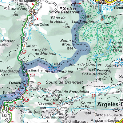Hautes-Pyrénées, Pyrénées Atlantiques - Main Recto Preview 3