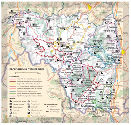 Ardèche, Haute-Loire - Propositions D'itinéraires Preview 1