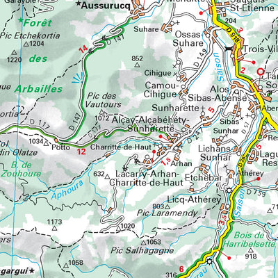 Hautes-Pyrénées, Pyrénées Atlantiques - Main Verso Preview 2