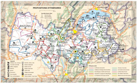 Ain, Haute-Savoie - Propositions D'itinéraires Preview 1