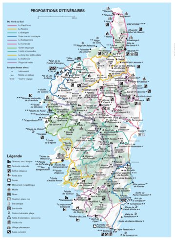 Corse-Du-Sud, Haute-Corse - Propositions D'itinéraires Preview 1