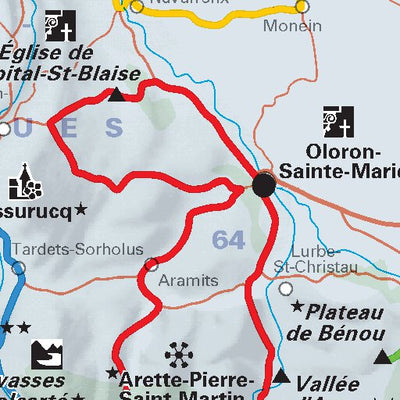 Hautes-Pyrénées, Pyrénées Atlantiques - Propositions D'itinéraires Recto Preview 2